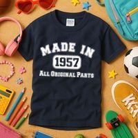 Made In 1957 All Original Parts Kids T-Shirt thumb 3