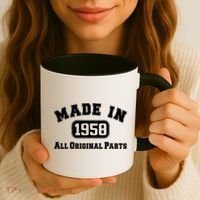 Made In 1958 All Original Parts Coffee Mug thumb 3