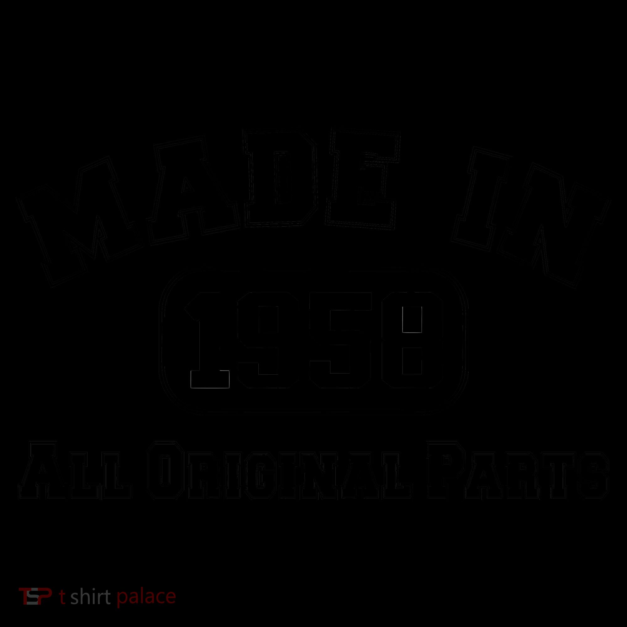 Made In 1958 All Original Parts Coffee Mug