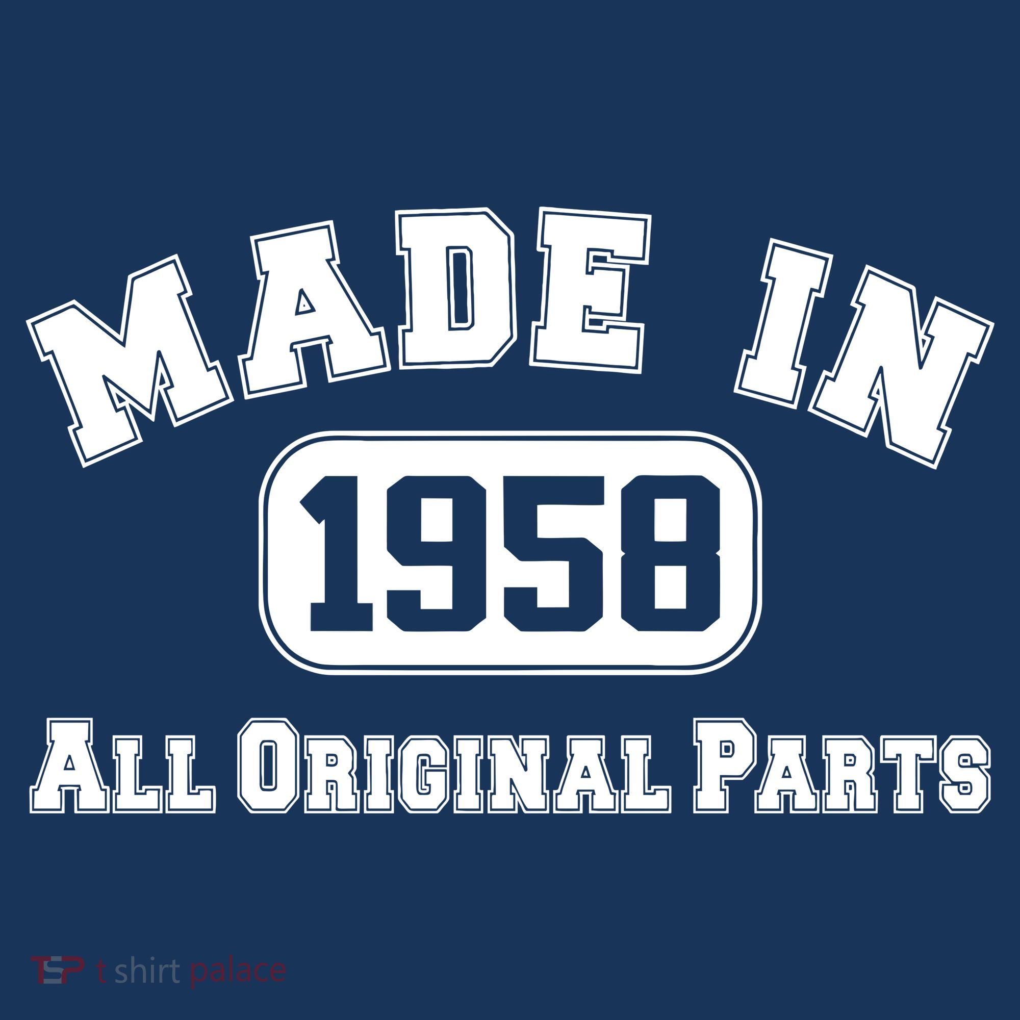 Made In 1958 All Original Parts Sweatshirt