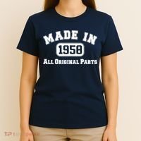 Made In 1958 All Original Parts T-Shirt thumb 4