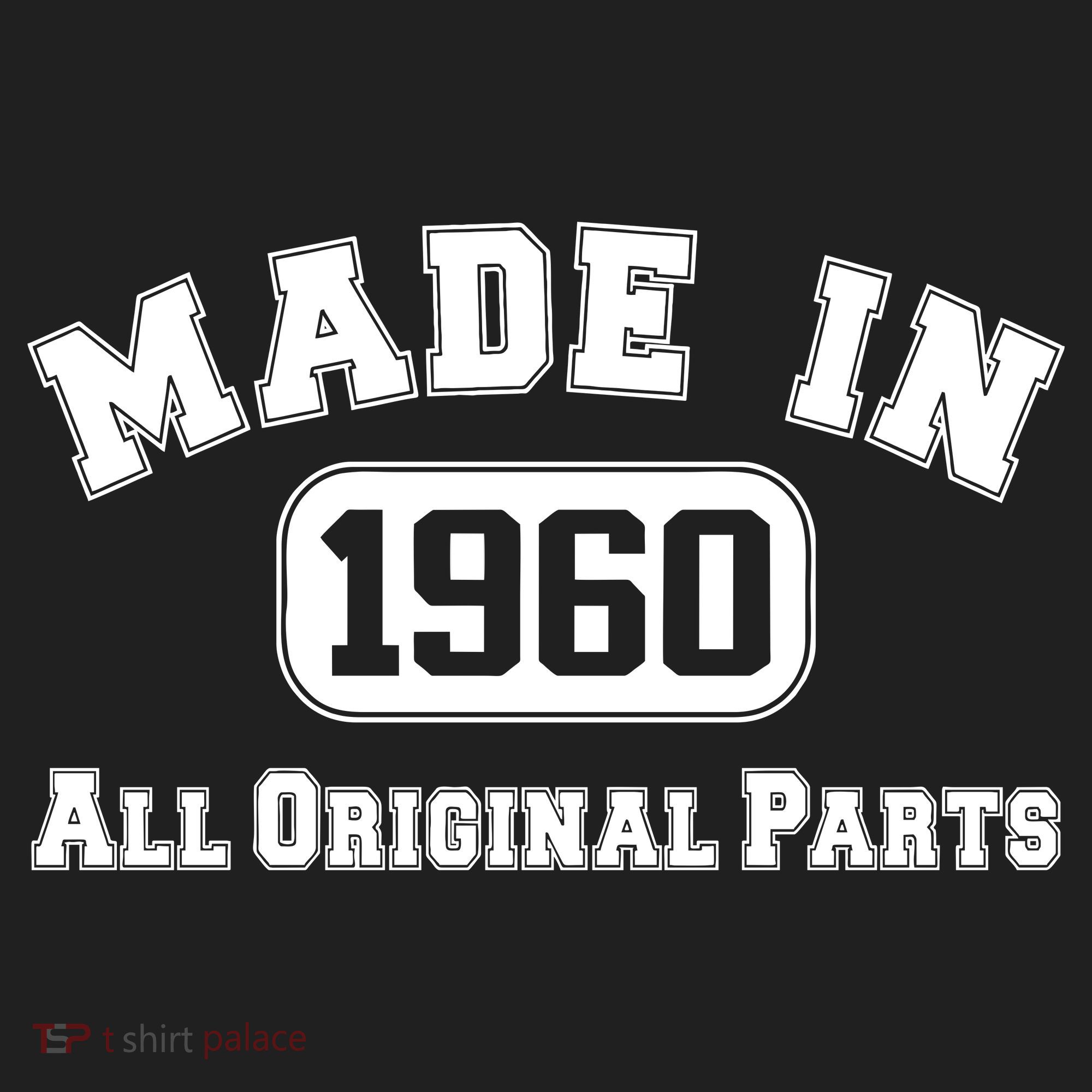 Made In 1960 All Original Parts Tumbler