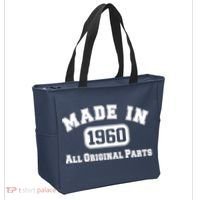 Made In 1960 All Original Parts Tote Bag thumb 2