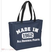 Made In 1962 All Original Parts Tote Bag thumb 2