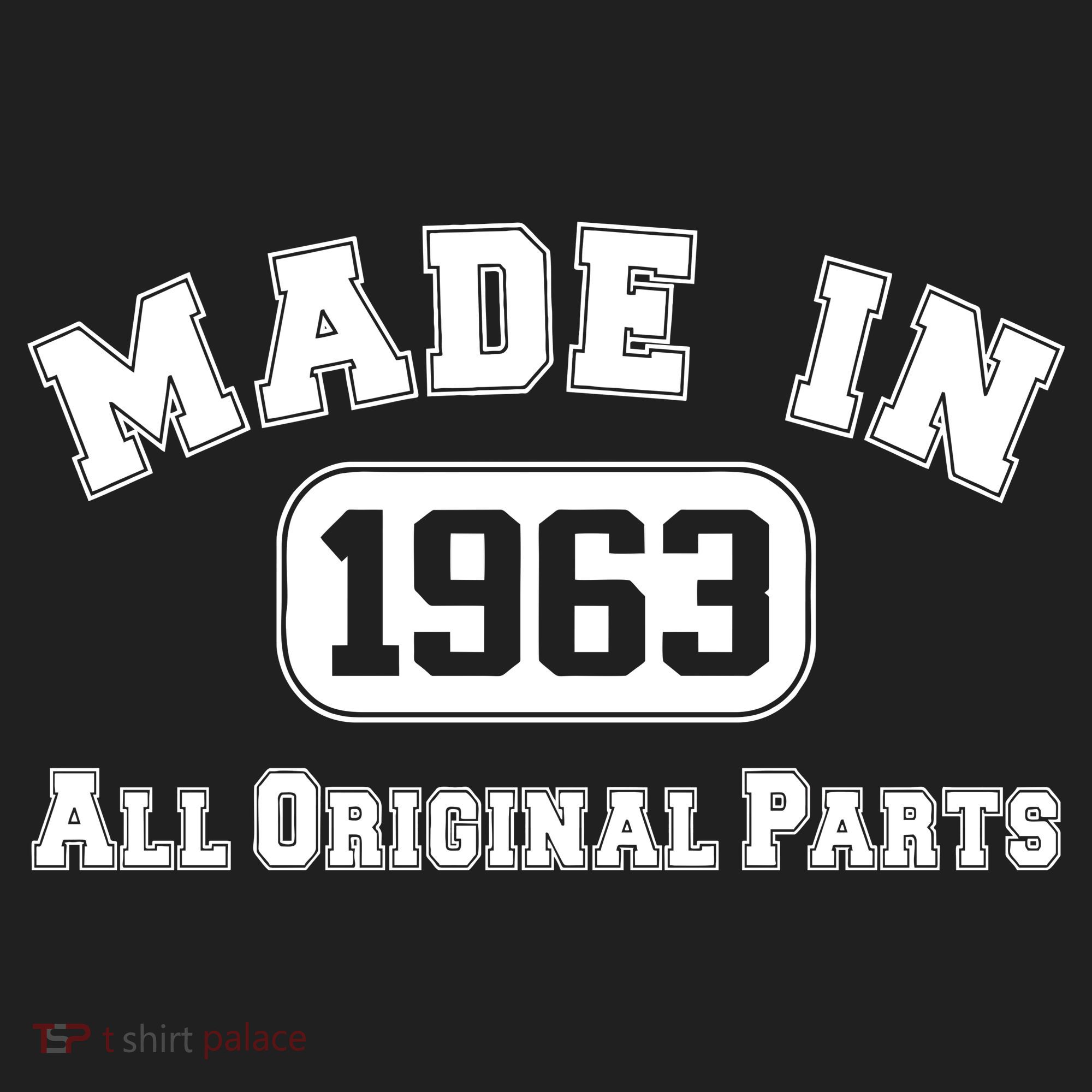 Made In 1963 All Original Parts Tumbler