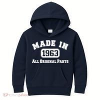 Made In 1963 All Original Parts Kids Hoodie thumb 0