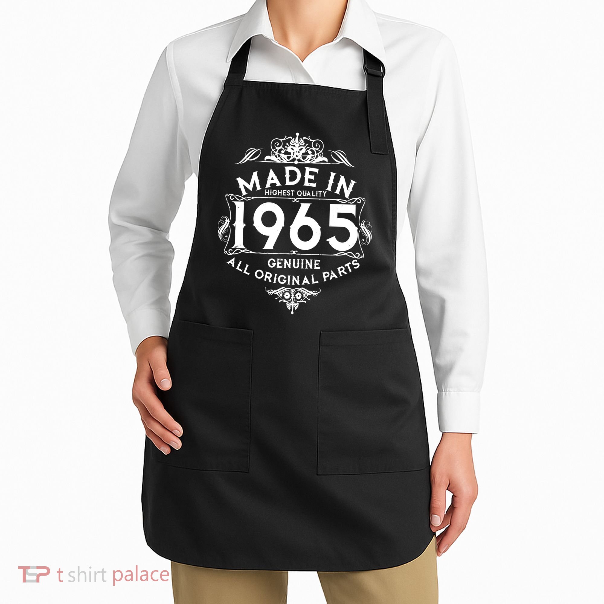 Made In 1965 Aged To Perfection Vintage Bithday Apron