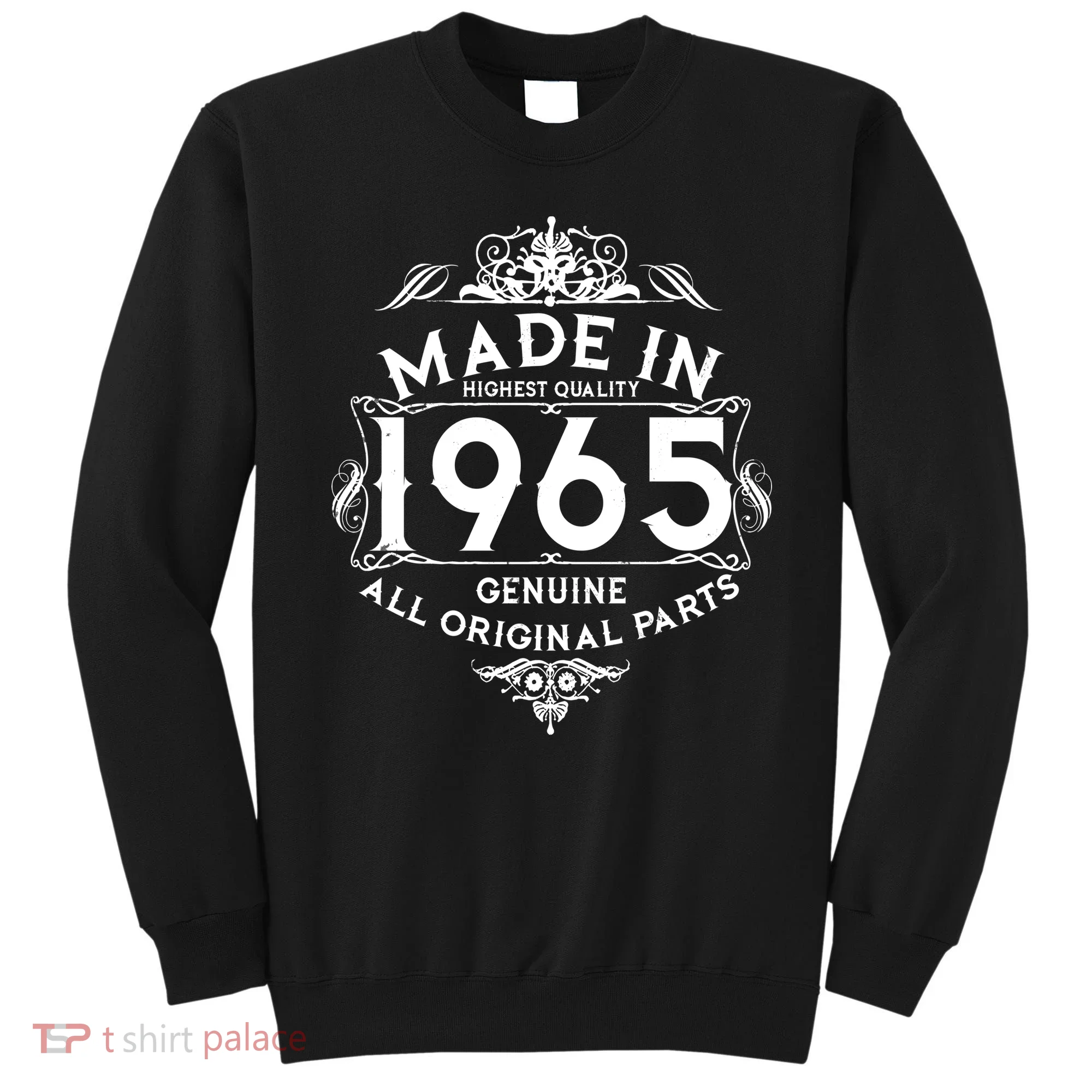 Made In 1965 Aged To Perfection Vintage Bithday Sweatshirt