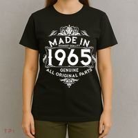 Made In 1965 Aged To Perfection Vintage Bithday T-Shirt thumb 4