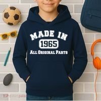 Made In 1965 All Original Parts Kids Hoodie thumb 2
