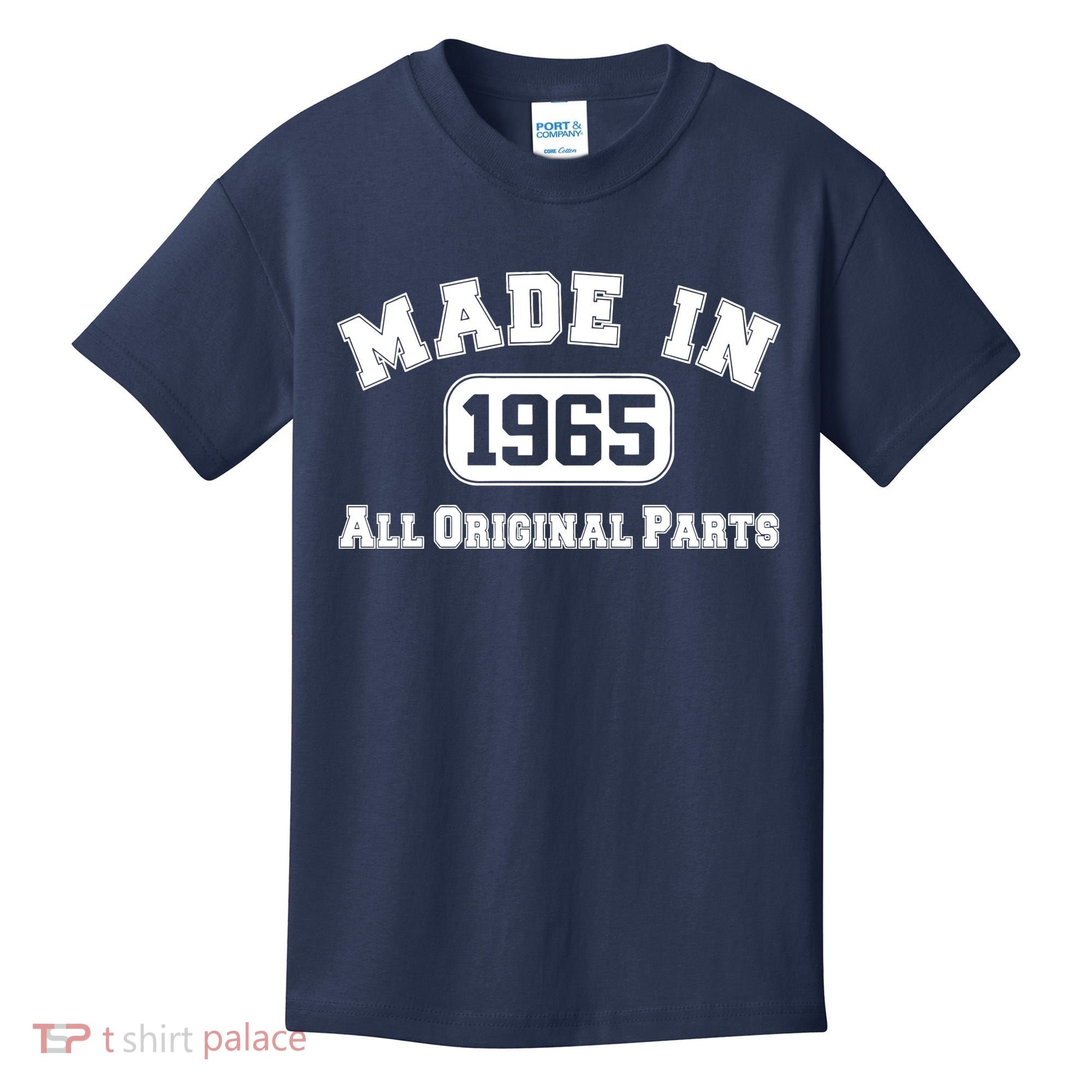Made In 1965 All Original Parts Kids T-Shirt