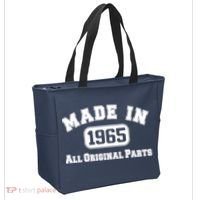Made In 1965 All Original Parts Tote Bag thumb 2