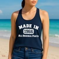 Made In 1966 All Original Parts Women's Tank Top thumb 2