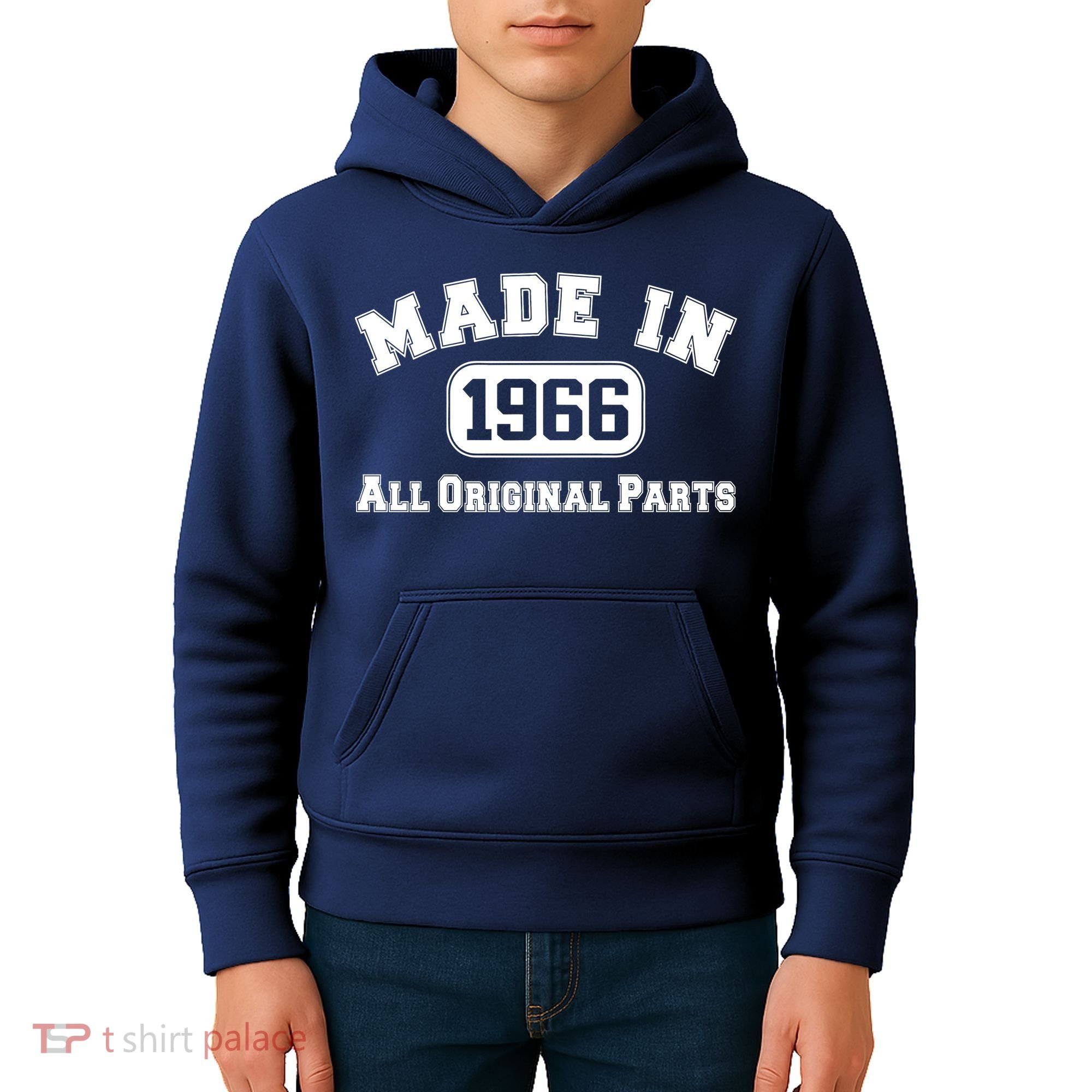 Made In 1966 All Original Parts Kids Hoodie