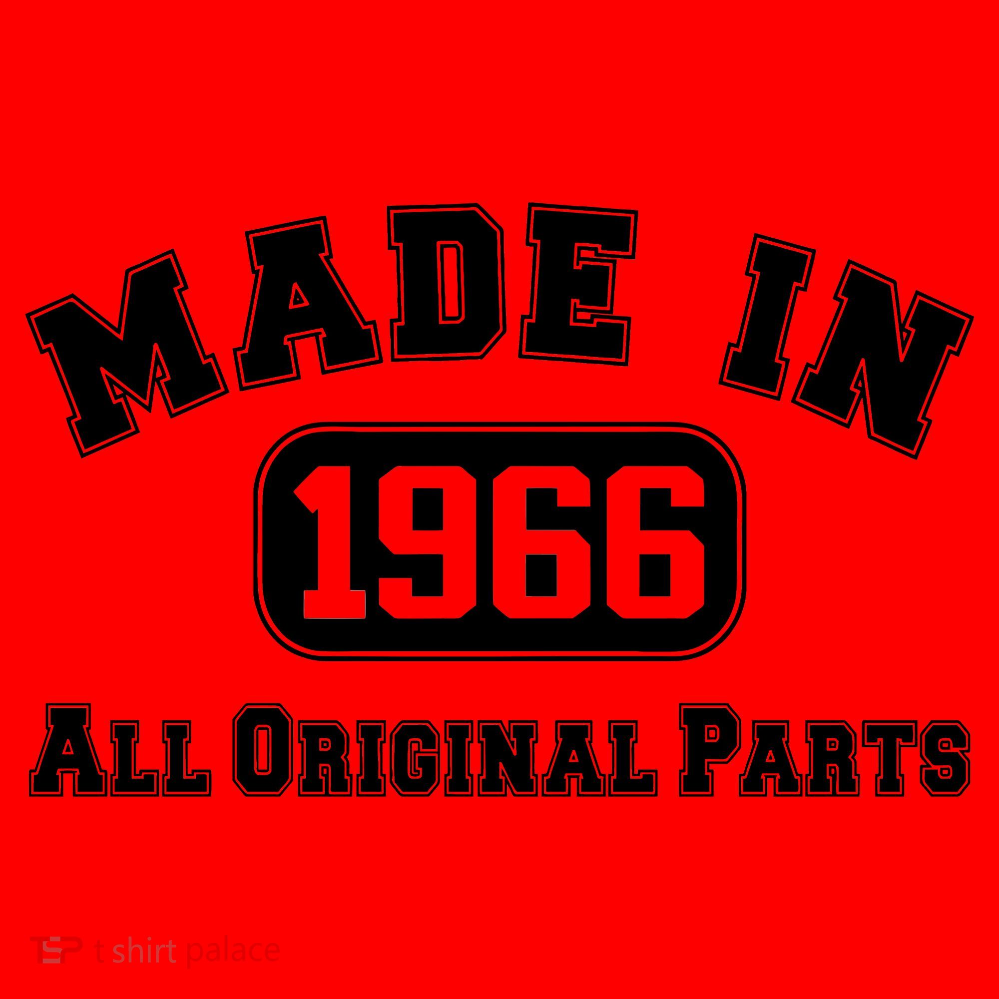 Made In 1966 All Original Parts Santa Hat