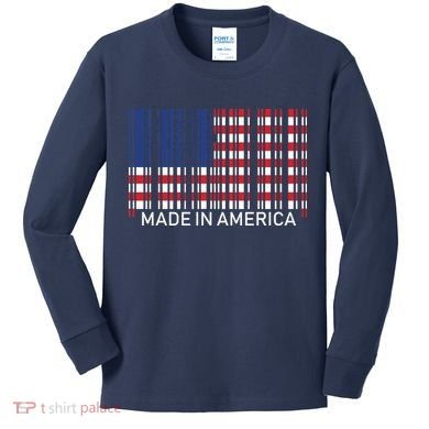 Made In America Kids Long Sleeve Shirt