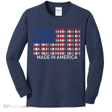 Made In America Kids Long Sleeve Shirt