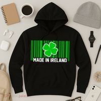 Made In Ireland -Irish Distressed Logo Hoodie thumb 3