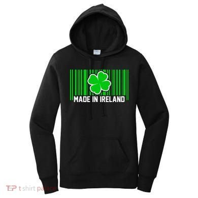 Made In Ireland -Irish Distressed Logo Women's Hoodie