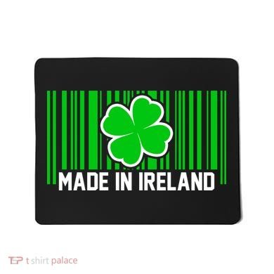 Made In Ireland -Irish Distressed Logo Mousepad