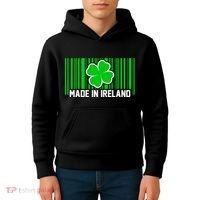 Made In Ireland -Irish Distressed Logo Kids Hoodie thumb 4