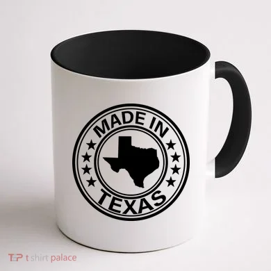 Made In Texas Coffee Mug back