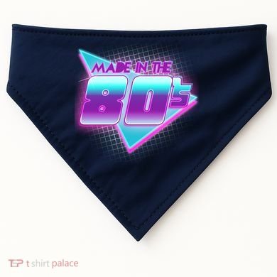 Made In The 80's Cool Retro 1980s USA-Made Doggie Bandana
