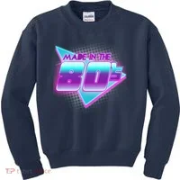 Made In The 80's Cool Retro 1980s Kids Sweatshirt thumb 0