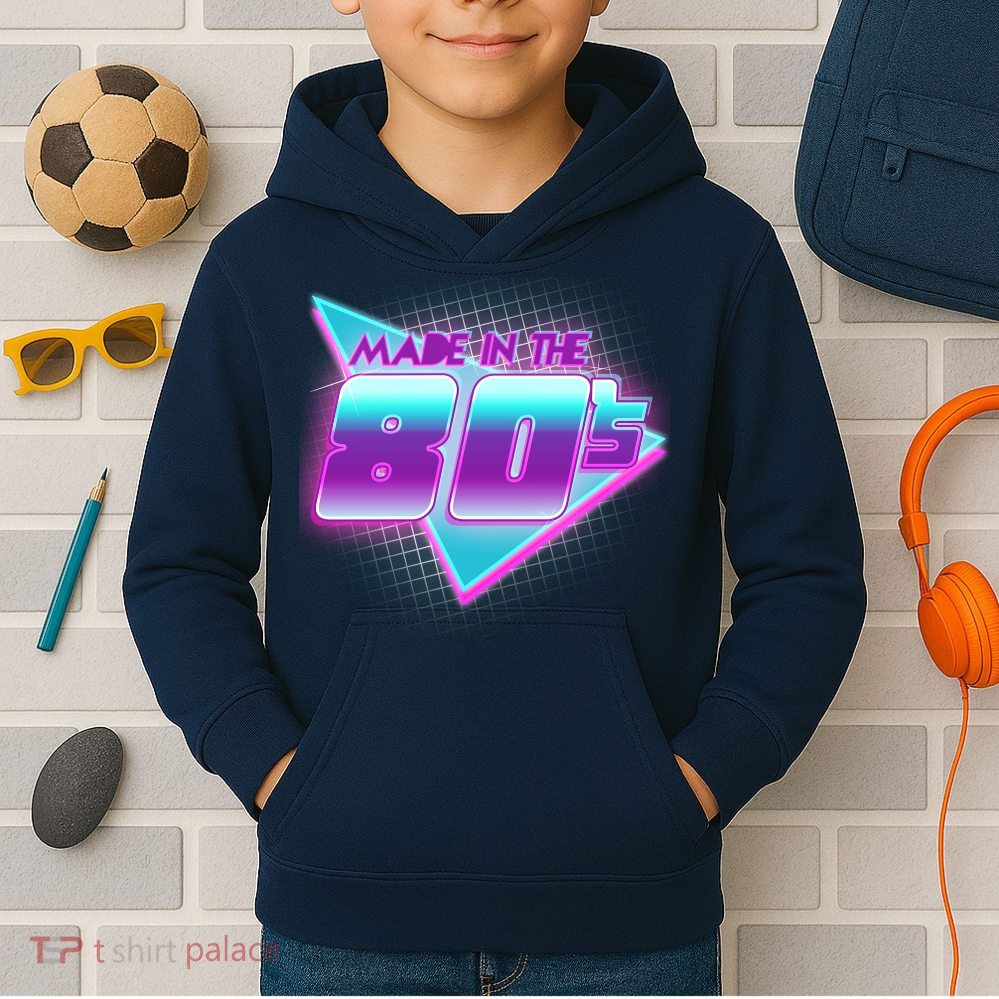 Made In The 80's Cool Retro 1980s Kids Hoodie