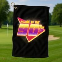 Made In The 90s Retro Golf Towel thumb 1