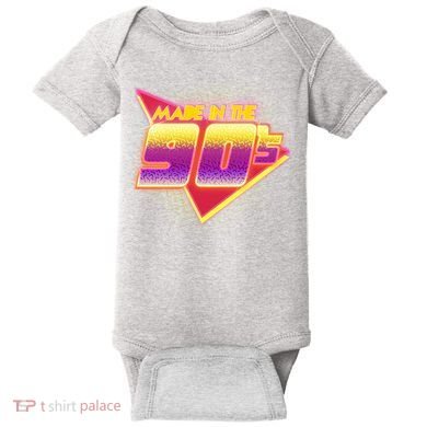 Made In The 90s Retro Baby Bodysuit
