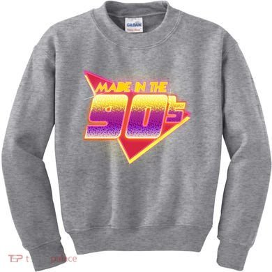 Made In The 90s Retro Kids Sweatshirt