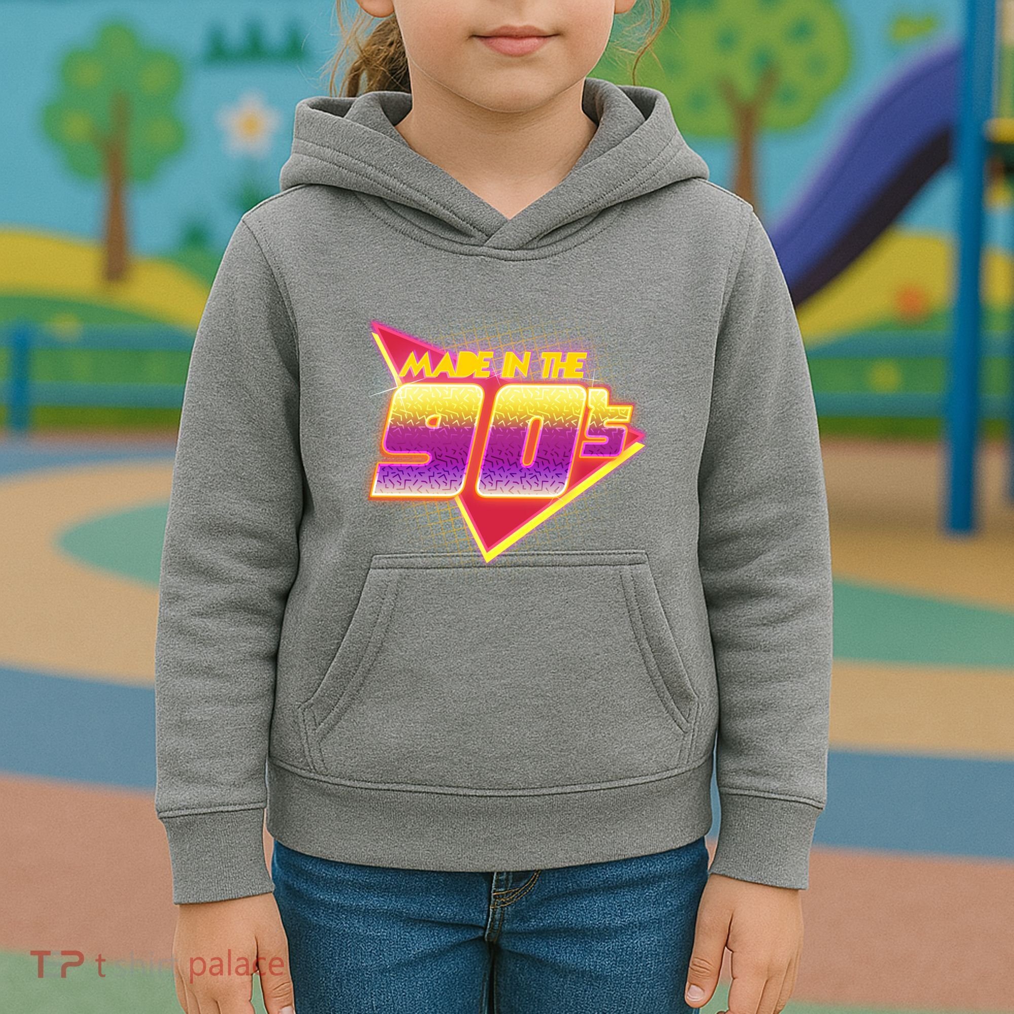 Made In The 90s Retro Kids Hoodie
