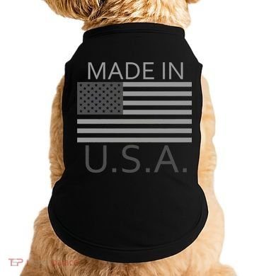 Made In USA Gray Style Doggie Tank