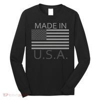 Made In USA Gray Style Long Sleeve Shirt thumb 0