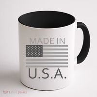 Made In USA Gray Style Coffee Mug thumb 1