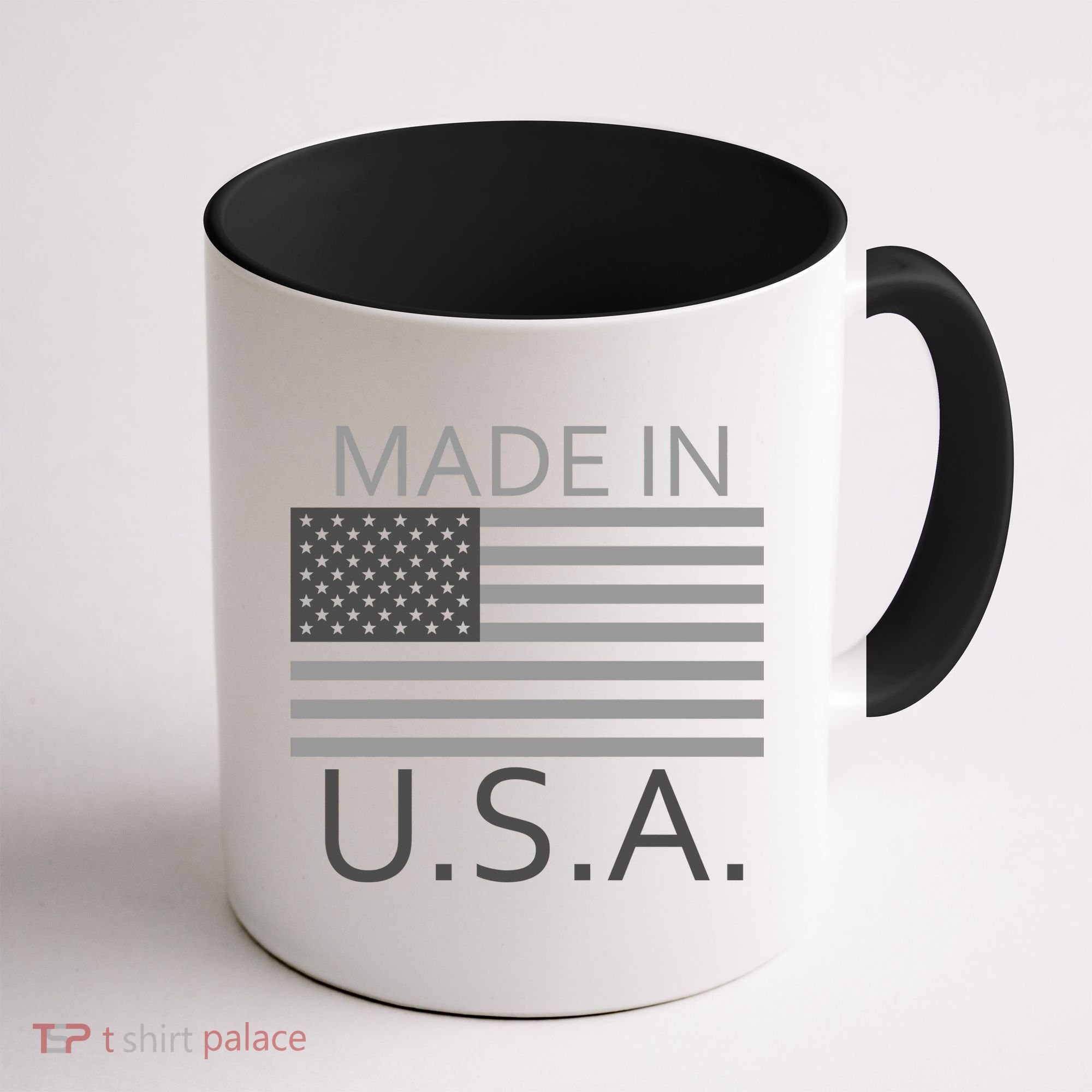 Made In USA Gray Style Coffee Mug