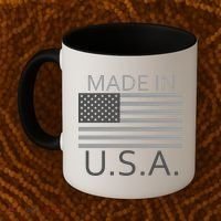 Made In USA Gray Style Coffee Mug thumb 2