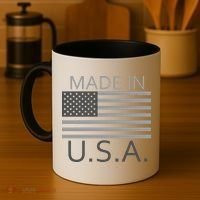 Made In USA Gray Style Coffee Mug thumb 4