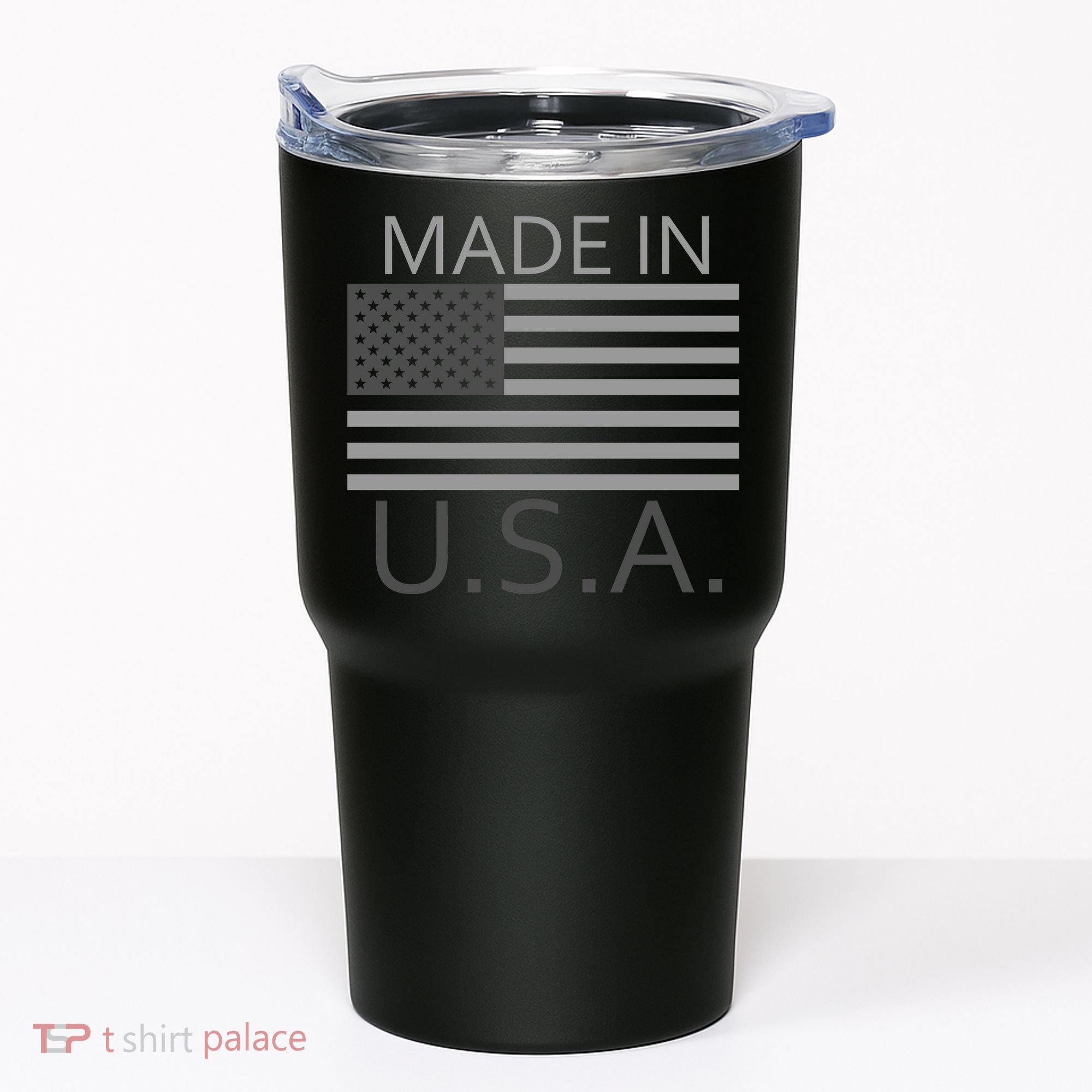 Made In USA Gray Style Tumbler