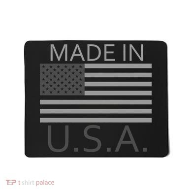 Made In USA Gray Style Mousepad