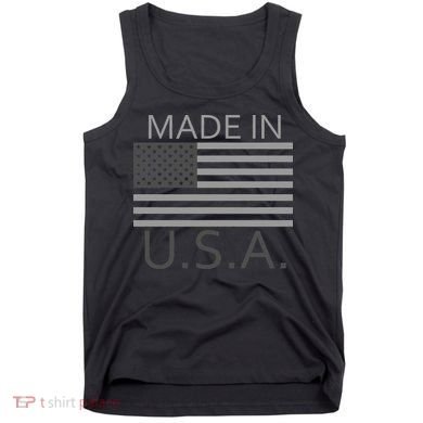 Made In USA Gray Style Tank Top