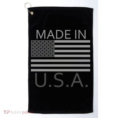 Made In USA Gray Style Golf Towel