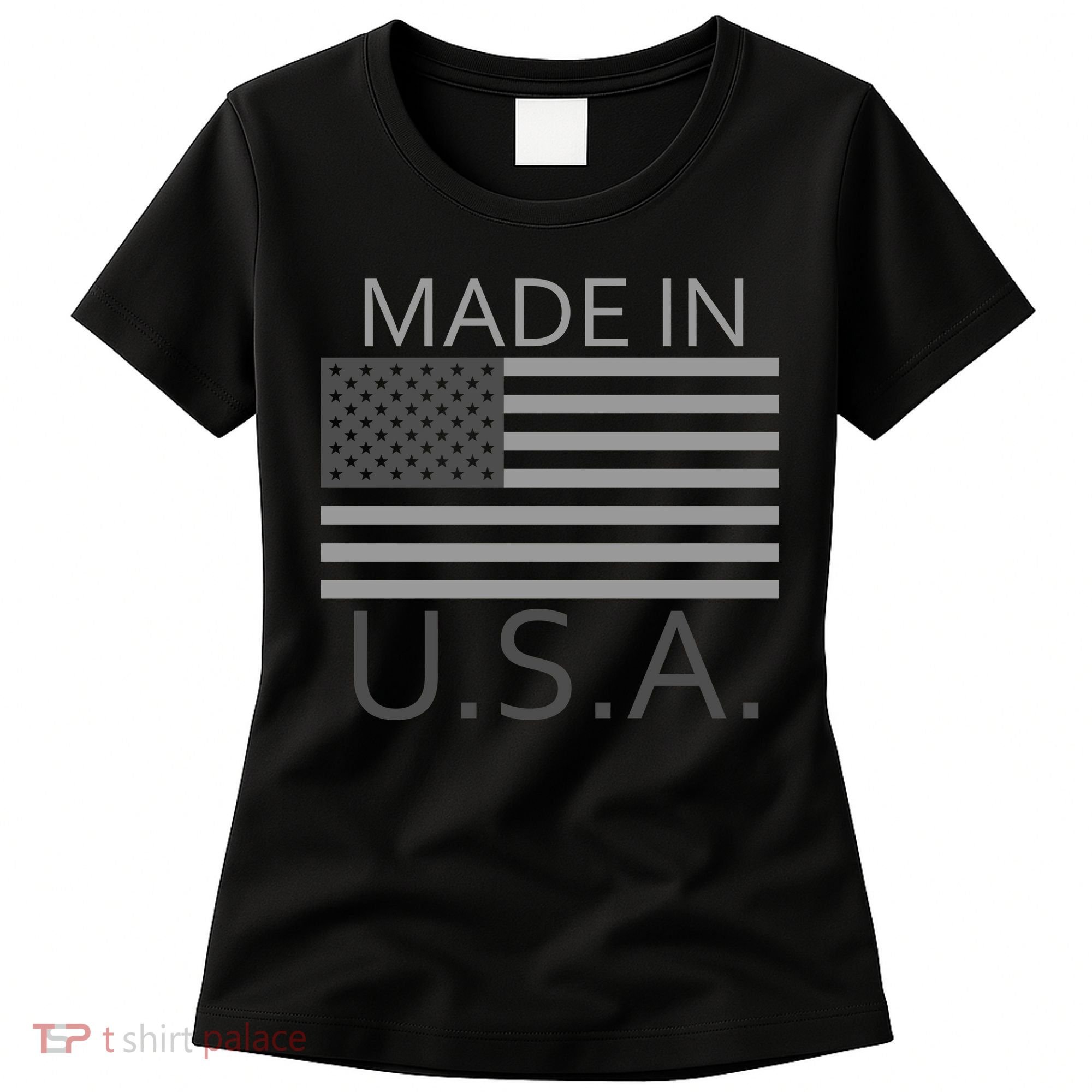 Made In USA Gray Style Women's T-Shirt