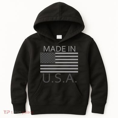 Made In USA Gray Style Kids Hoodie