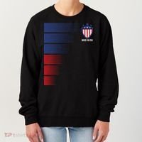 Made In USA Soccer Team Flag Women's Sweatshirt thumb 0