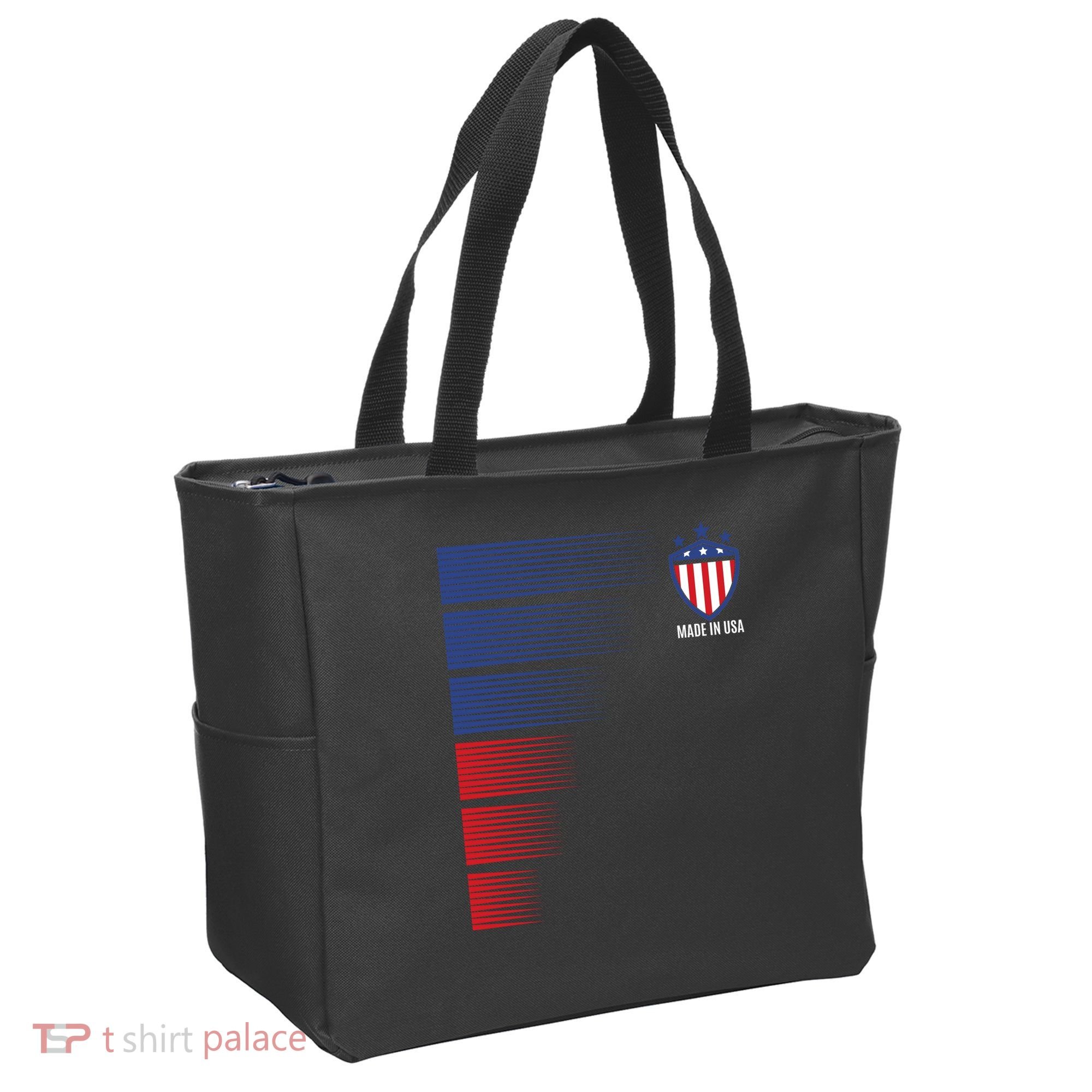 Made In USA Soccer Team Flag Tote Bag