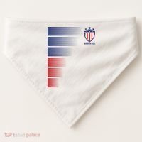 Made In USA Soccer Team Flag USA-Made Doggie Bandana thumb 0
