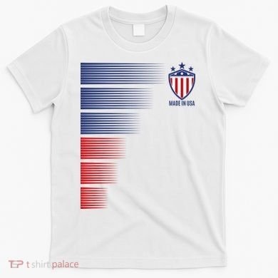 Made In USA Soccer Team Flag T-Shirt