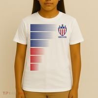 Made In USA Soccer Team Flag T-Shirt thumb 4